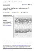 A Gateway to International Development Success