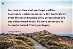 A Legacy of Inspiration and Loss