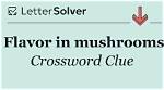 Alternative to Mushrooms Crossword Clue Answer