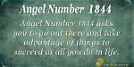 Angel Number 1844 ·