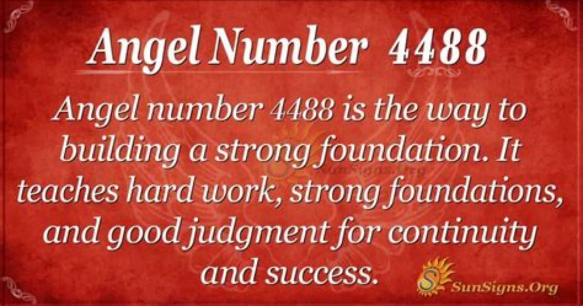 Angel Number 4488 Meaning and Significance ·