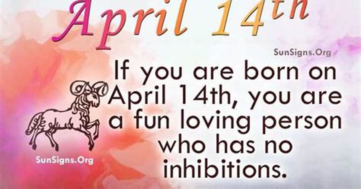 April 14 Famous Birthdays - Sunsigns. Org