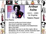 Arthur Ashe Biography, Life, Interesting Facts