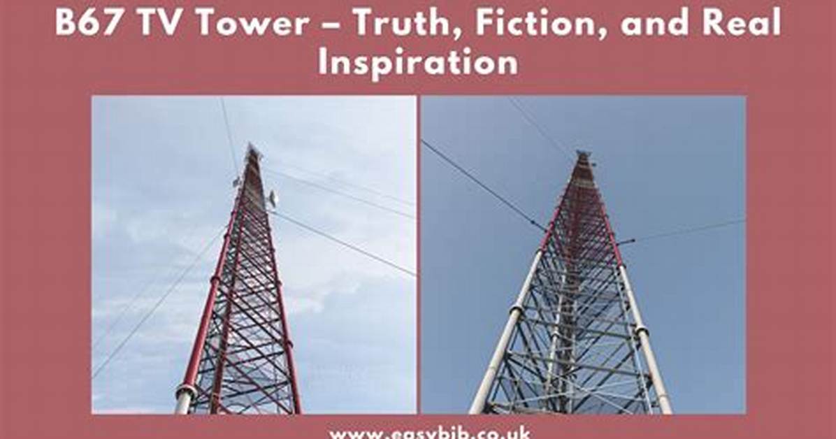 B67 Tv Tower: a Beacon of Innovation and Connectivity