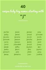 Best Boy Names Starting with J | Ultimate Guide