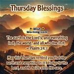 Bible Verse Thursday Blessings