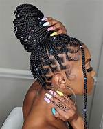 Box Braids with Rubber Bands: a Trendy Hairstyle Choice