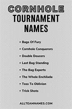 Corn Hole-I-Ous: Hilarious Names for Your Cornhole Game