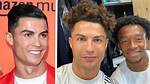 Cristiano Ronaldo Surprises Fans with Selfie Showing His Thick Curly Hair