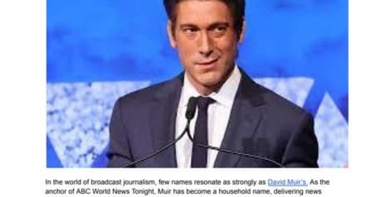 David Muir in Relationship: a Deep Dive into the Personal Life of Abc's Leading Anchor