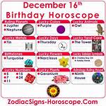 December 16 Zodiac Horoscope Birthday Personality