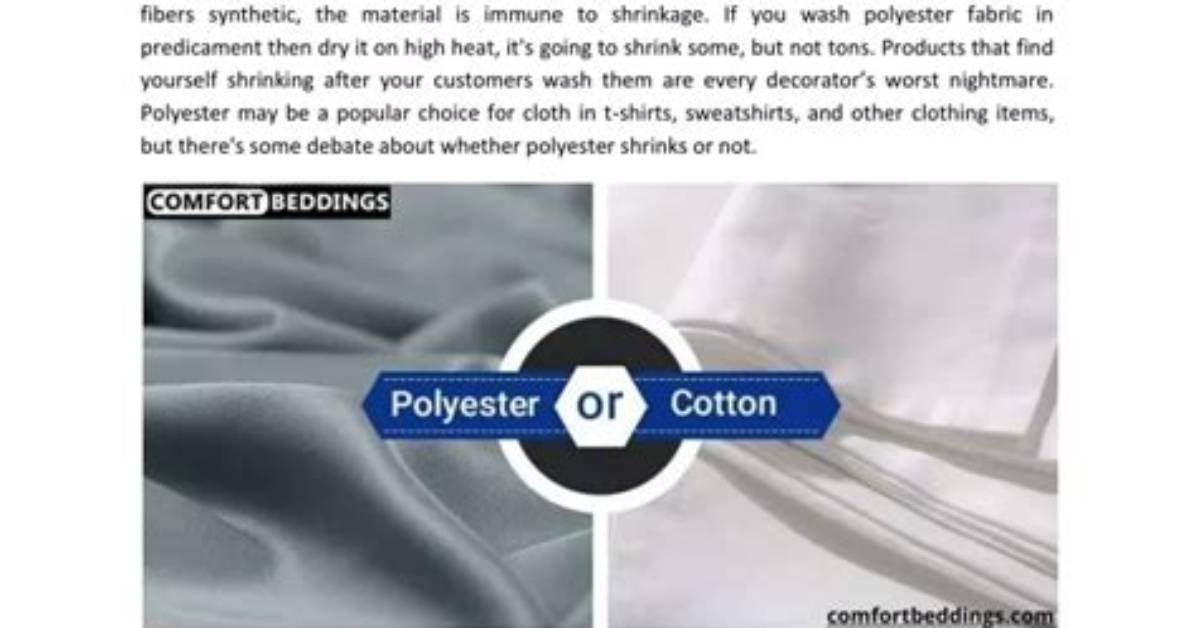 Does Polyester Shrink? Here's What You Need to Know!