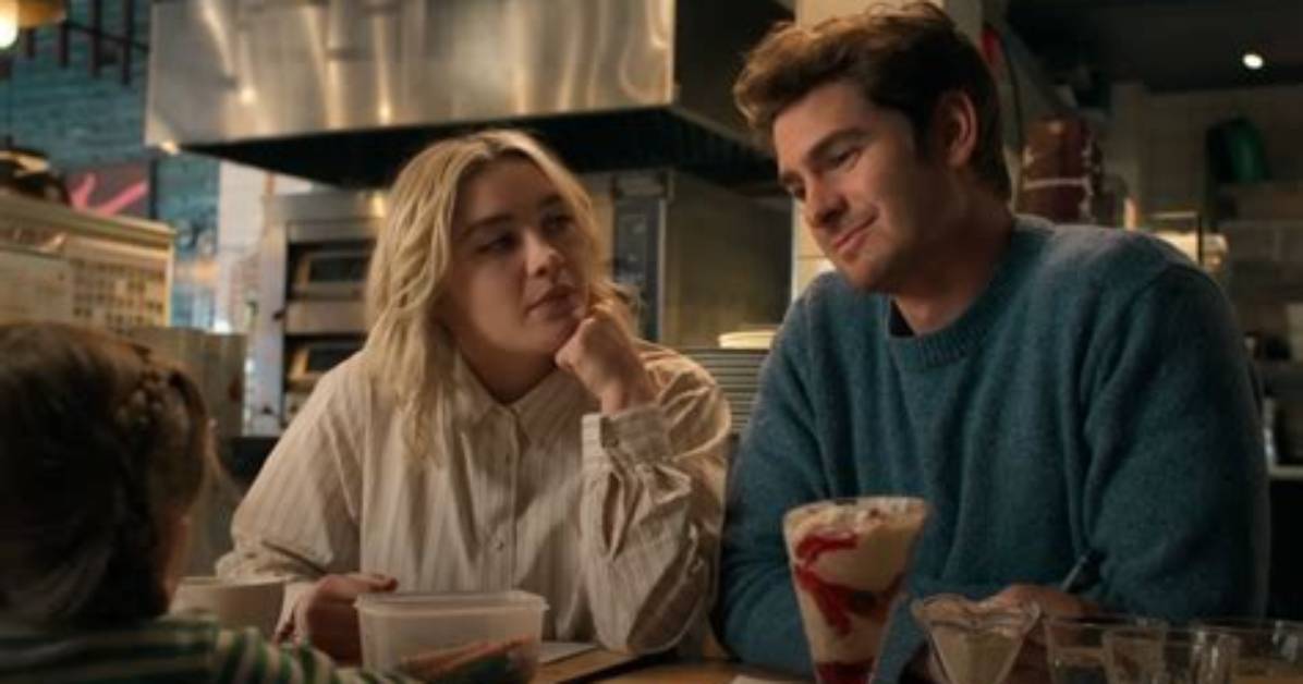 Florence Pugh, Andrew Garfield Film 'We Live in Time' in London: Pics