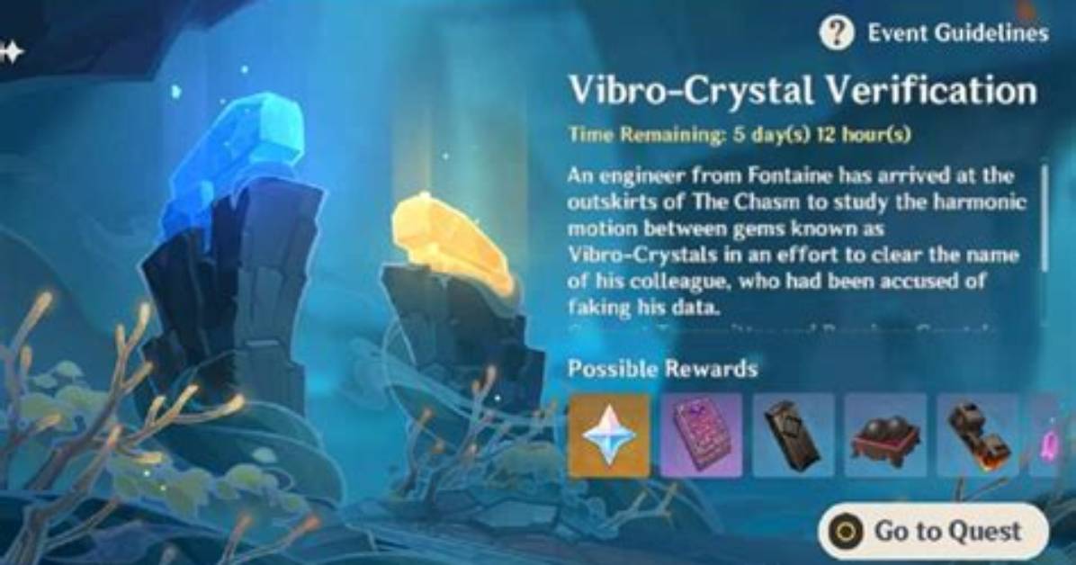 Genshin Impact 3.5 "Vibro-Crystal Verification" Event: Duration, Eligibility, Gameplay Details, Rewa