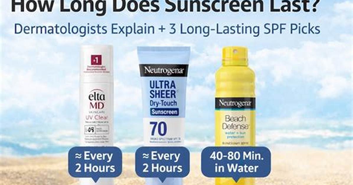 How Long Does Sunscreen Last? How Spf Works ·