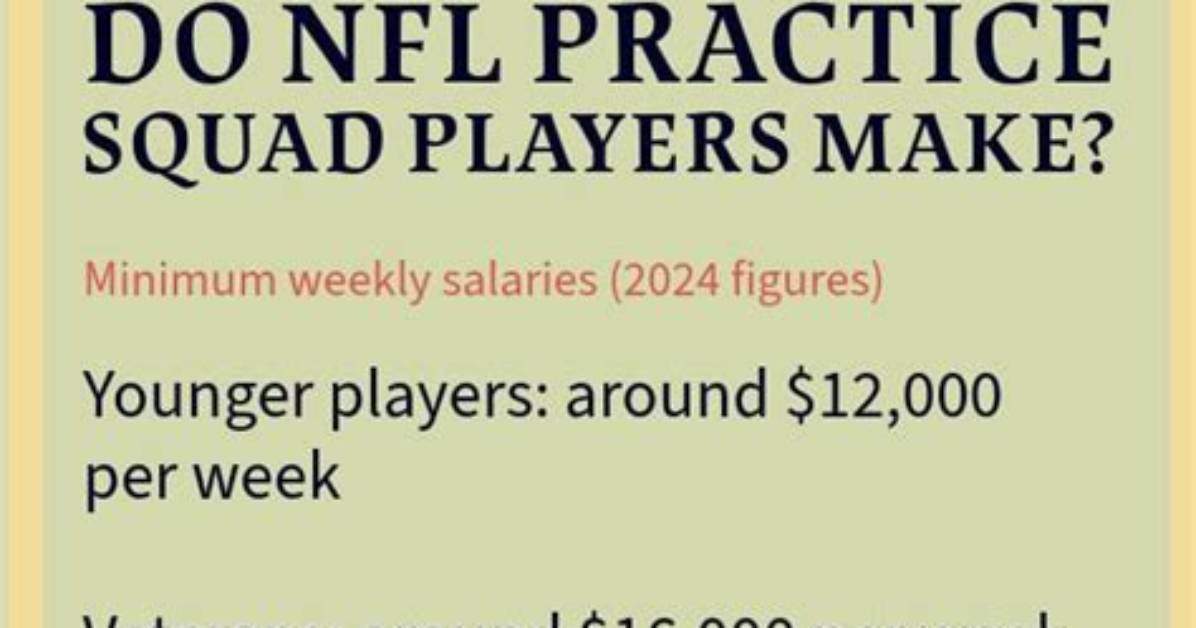 How Much Do Nfl Practice Squad Players Get Paid? ·