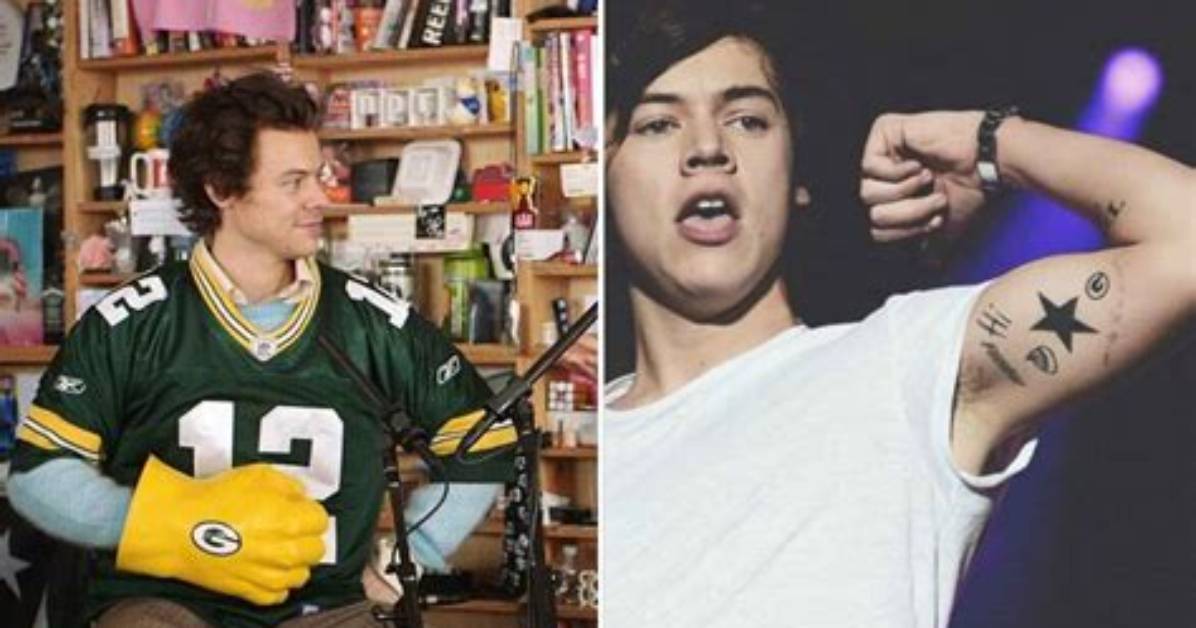 I Bleed Green and Gold: Harry Styles Explains Why He Got a Packers Tattoo