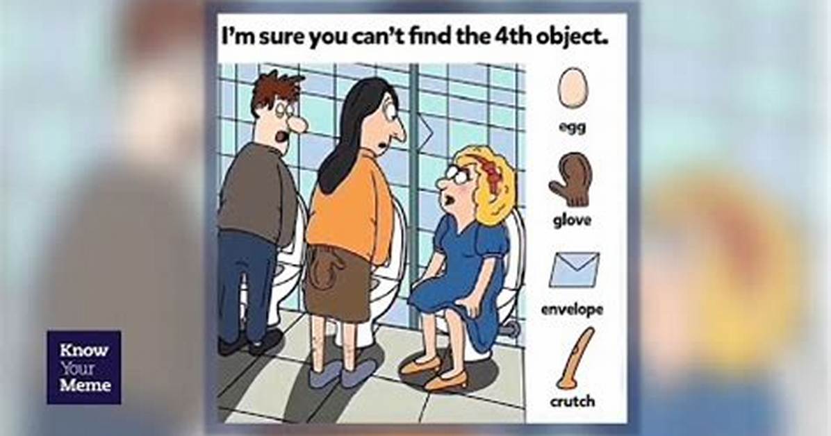 I'm Sure You Can't Find the 4Th Object Flower