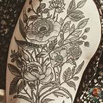 Inked Expressions: the Allure of Front Thigh Tattoos
