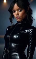 Jenna Ortega's Captivating Latex Journey
