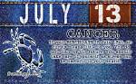 July 13 Zodiac Horoscope Birthday Personality ·