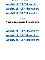 Leaked Photo and Scandal ·