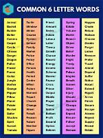 List of 6 Letter Words Starting with 'Qua' |