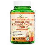 Magnesium Vitamin D Turmeric Ginger and Ashwagandha Lemonade