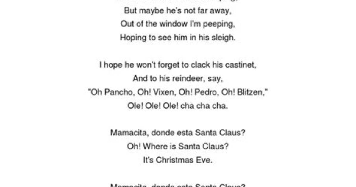 Mamacita Donde Esta Santa Claus |