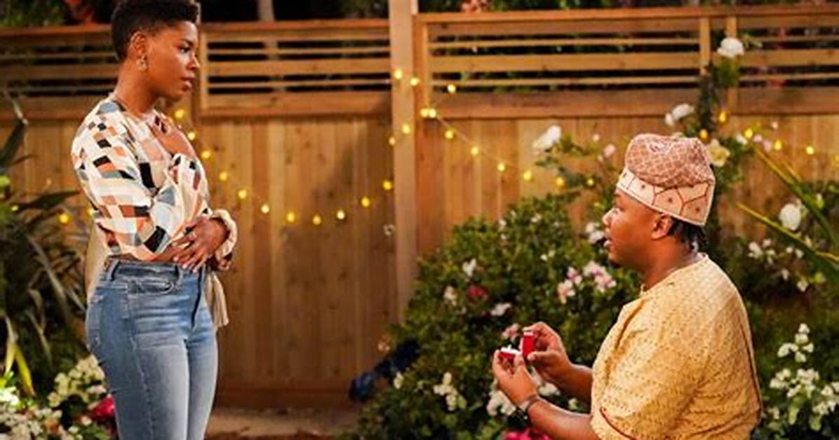 Marcel Spears Proposes to Girlfriend Chelsea Harris on the Neighborhood, Will She Accept?