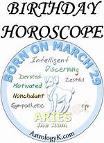 March 29 Zodiac Horoscope Birthday Personality ·