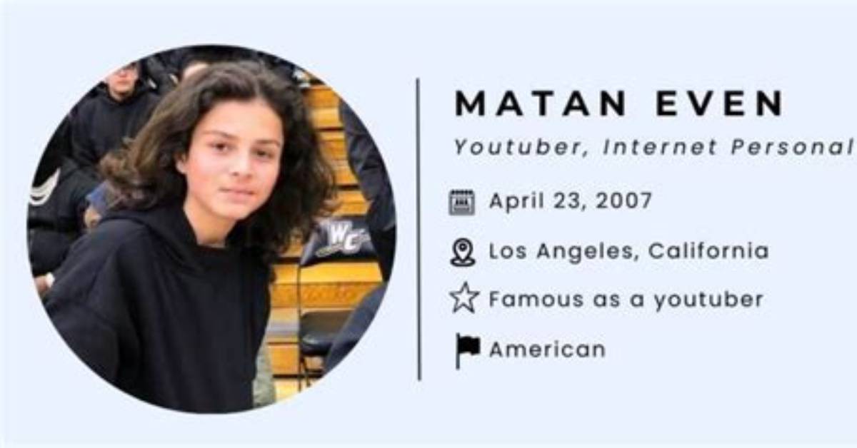 Matan Even Height, Weight, Net Worth, Age, Birthday, Wikipedia, Who, Instagram, Biography