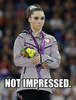 Mckayla Maroney Spoofs "Not Impressed" Meme