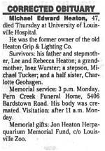 Michael Heaton Obituary {Sep} Read Full Details Here!