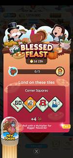 Monopoly Go: All Blessed Feast Event Rewards and Task List