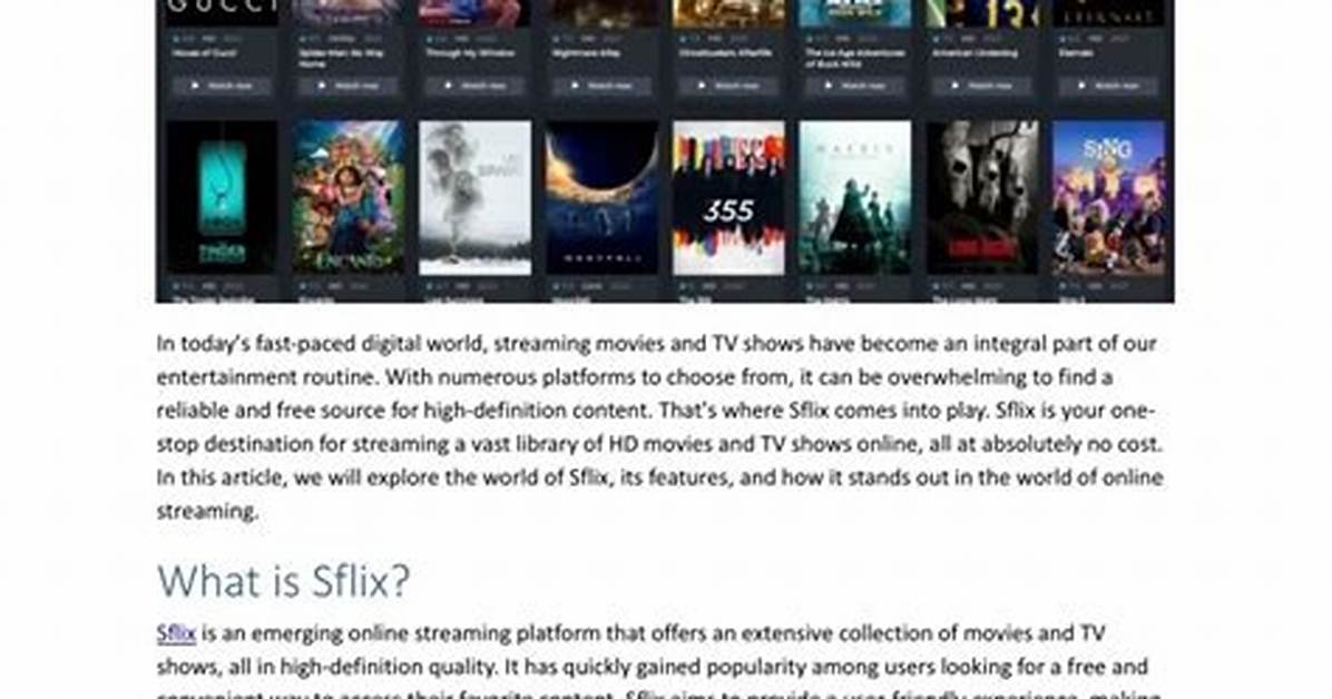 Moviesflix. Com: Your Ultimate Destination for Online Movies and Series