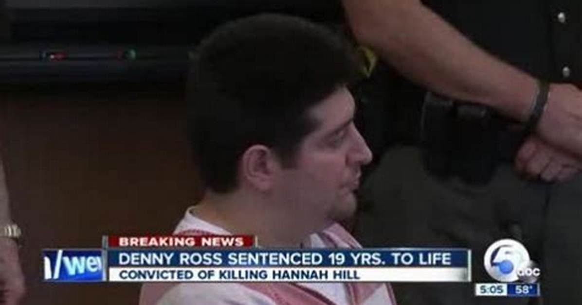 Murderer Denny Ross Sentenced for 19 Year's of Life |