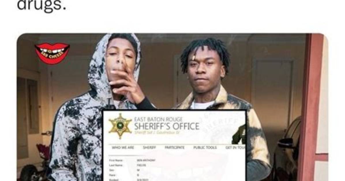 Nba Youngboy Affiliate Ben10 Back in Jail 6 Days After Being Released: Report