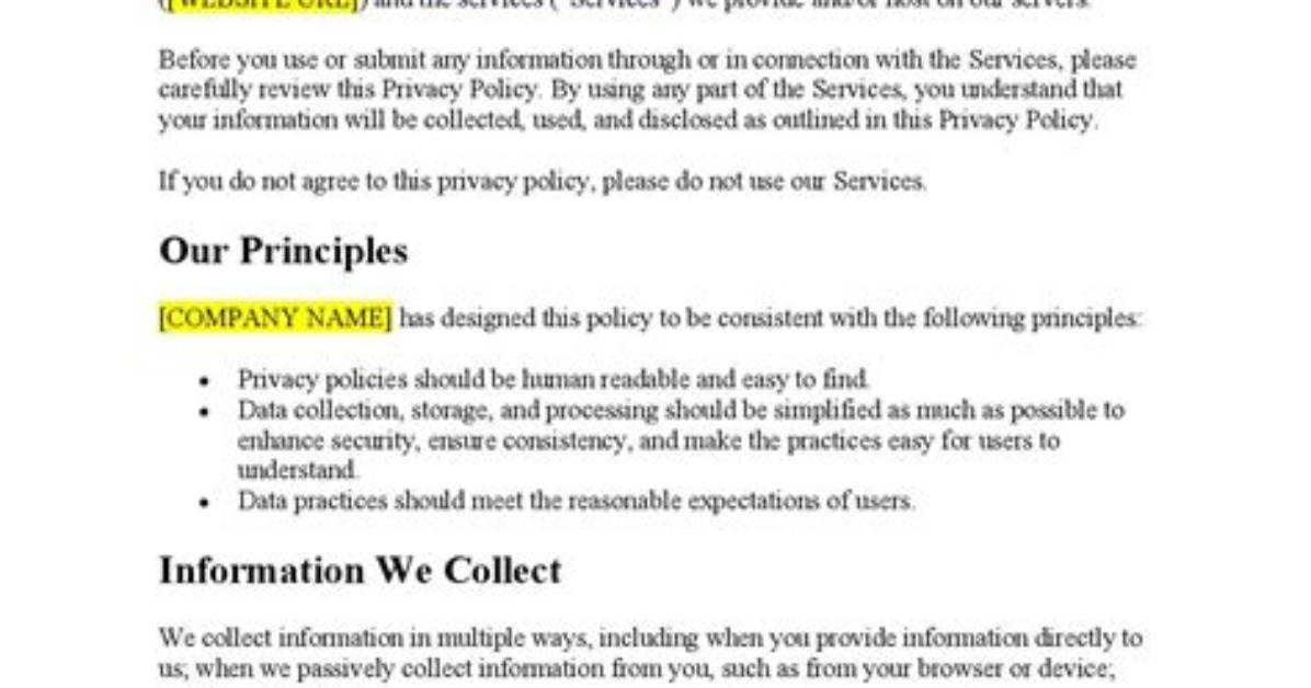 Privacy Policy