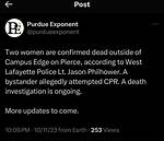 Purdue University Campus Edge Death: a Call to Action