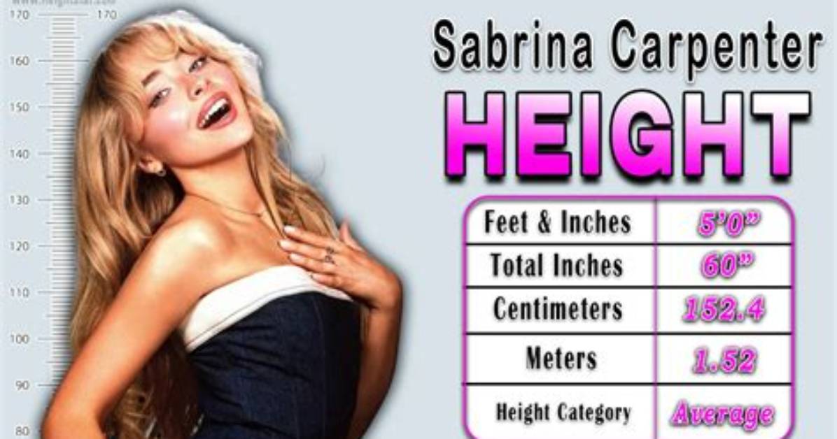 Sabrina Carpenter's Height: a Closer Look at the Star