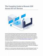 Secure Remote Access for Iot Devices: Ssh & More - [Guide]