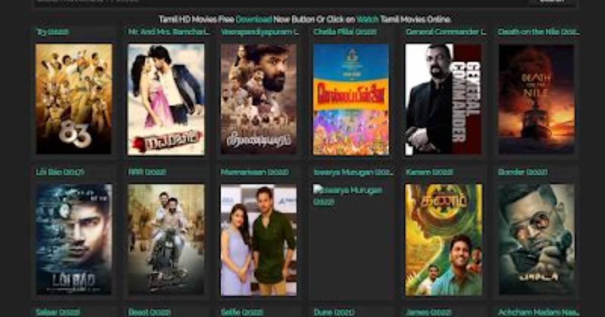 Tamilyogi. Vip Home Page: Your Ultimate Destination for Tamil Cinema