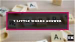Taunting Remark 7 Little Words Answers with 4 Letters