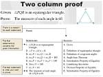 Two Column Proof - Zedblog