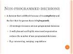 Unlock the Secrets of Non-Programmed Decisions: Discoveries and Insights