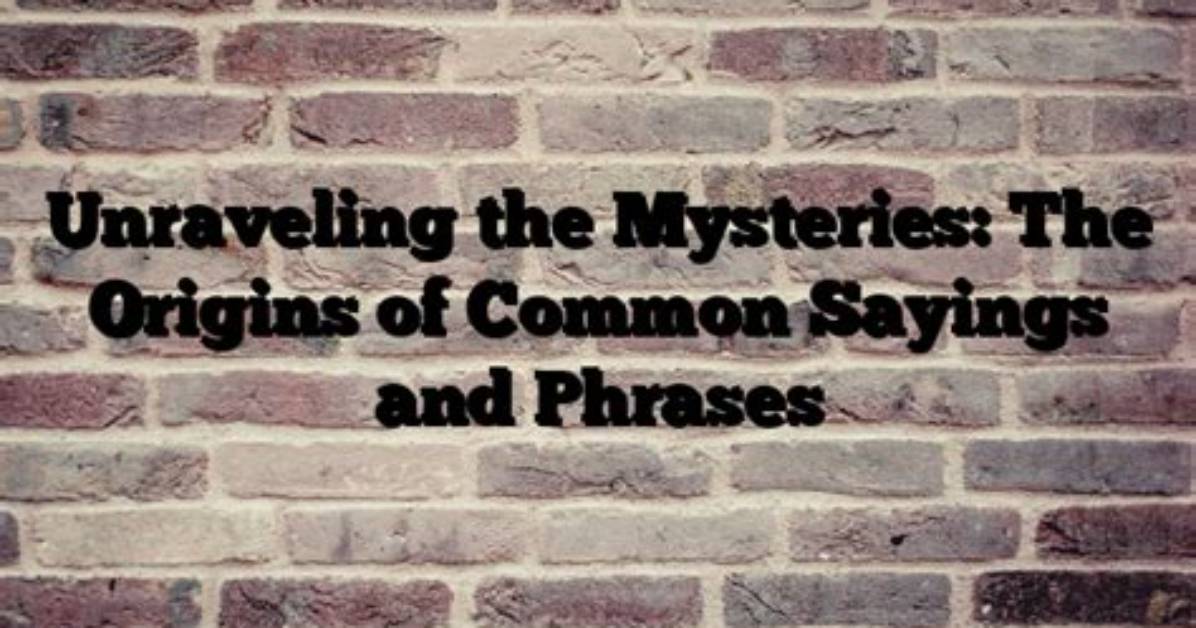 Unraveling Mysteries and Finding Insights