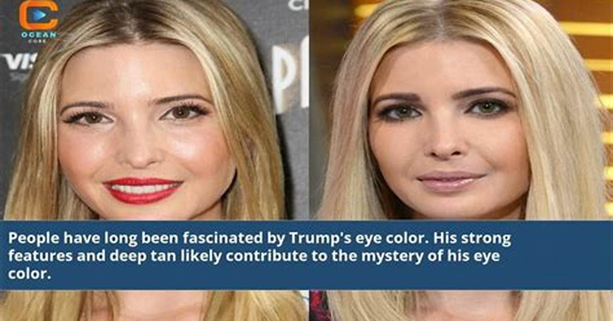 Unraveling the Mystery of Trump's Eye Color
