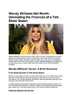 Unraveling the Wendy Williams Transgender Controversy