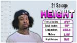 Unveiling 21 Savage's Height and Weight: Unraveling the Enigma